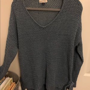 Cute blue knit sweater